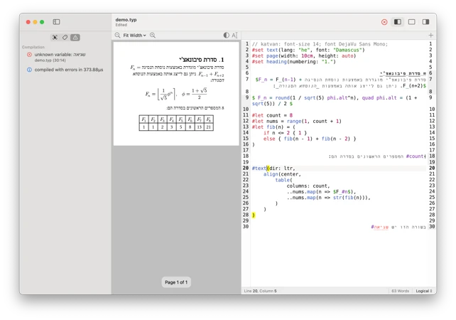Screenshot of a document window on macOS