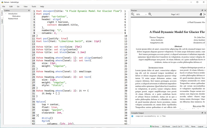 Screenshot of main window on Windows